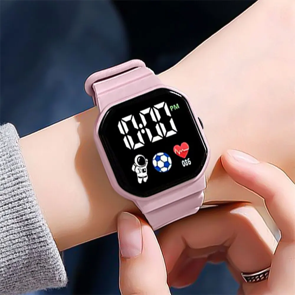 Sports Watch For Women And Men Electronic LED Digital Watch Fashion Casual Simple Silicone Female Watch Electronic Clock