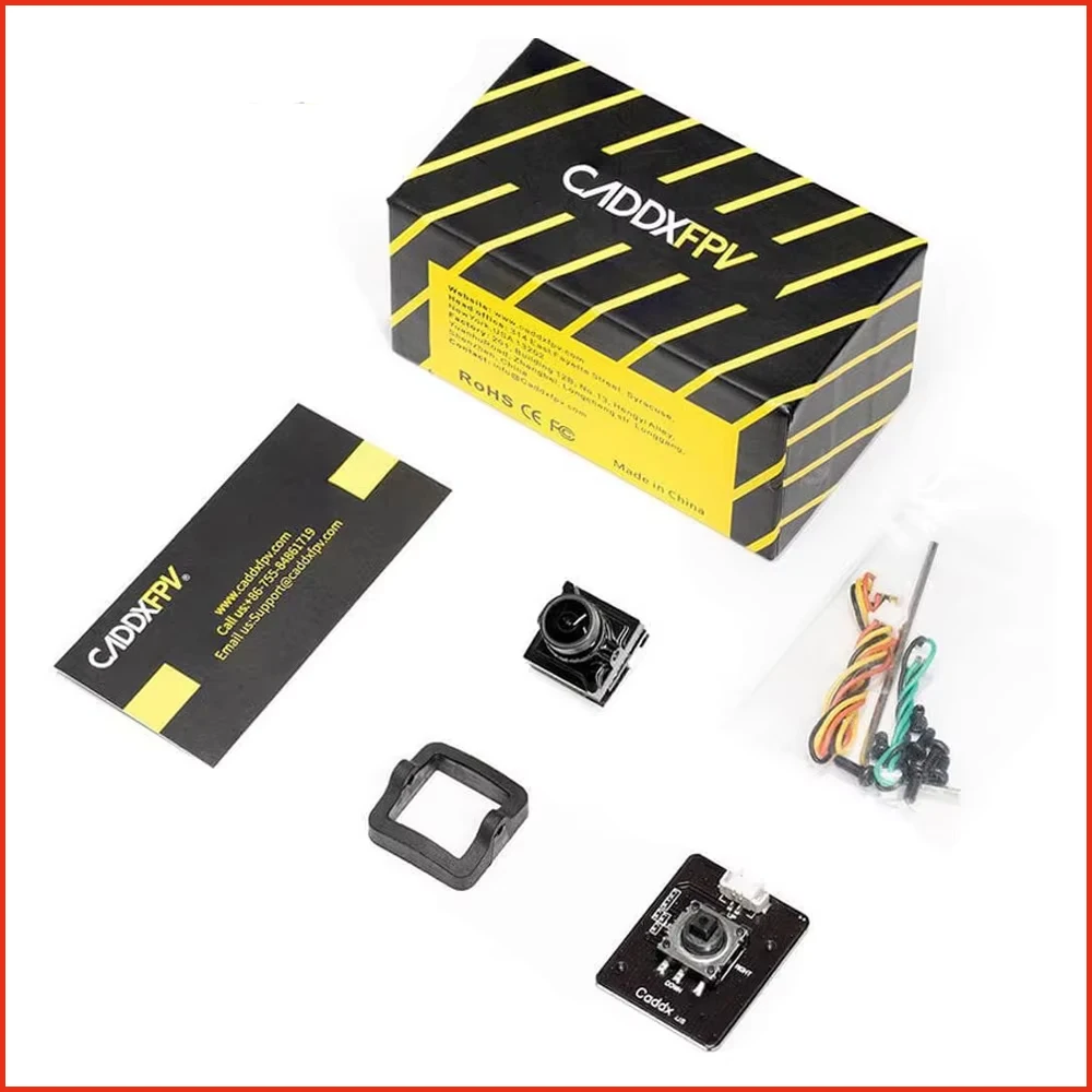 

CADDX Baby Ratel 2 Nano 1200TVL FOV165° Starlight Sensor NTSC & PAL CVBS Low Latency FPV Camera For RC FPV Drone Diy
