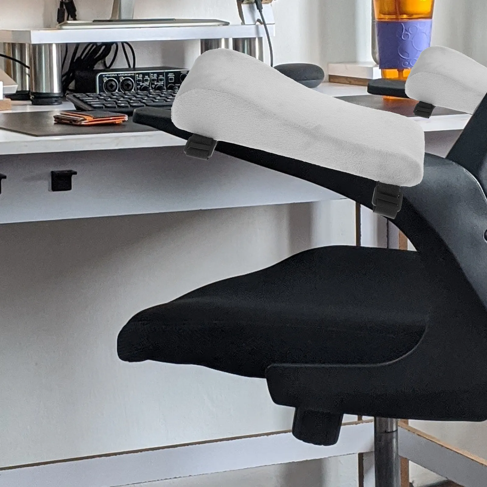 

2 шт. эргономичные подлокотники для компьютерного кресла, офисного кресла, сменные накладки на подлокотники, подушки для рук