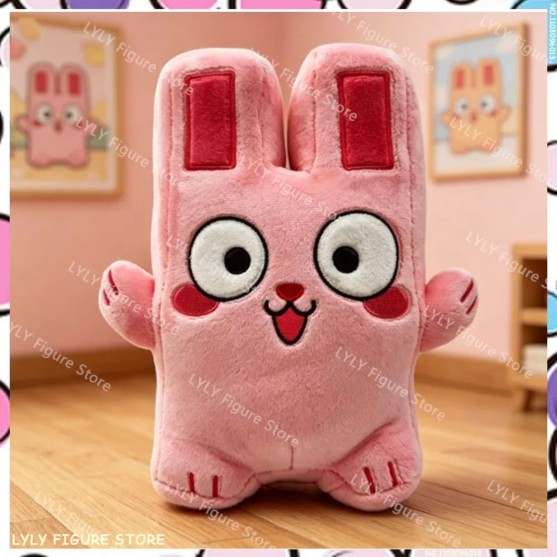 Peluche de Conejo Vacuno The Sims Freezer Bunny, Juguete de Peluche Suave, Decoración para Dormitorio y Escritorio, para Niños, Gamers y Coleccionistas, Regalo Acogedor para Halloween