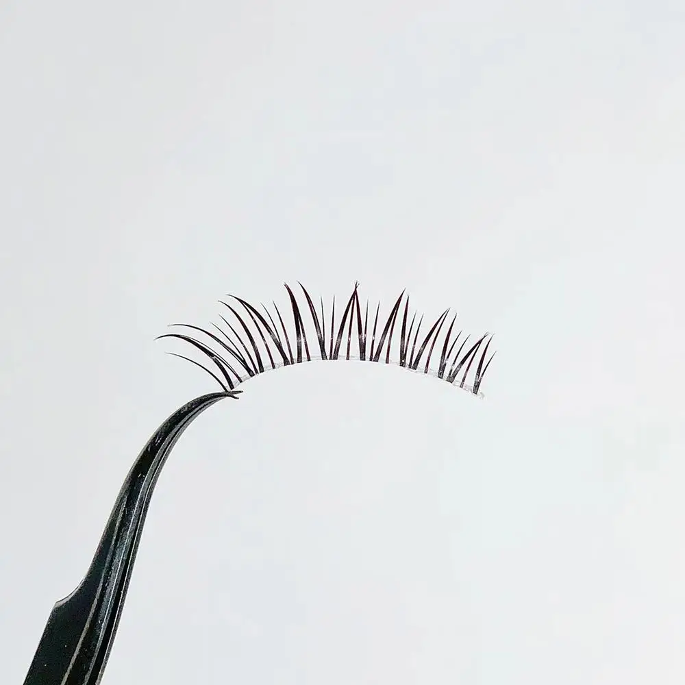 5 ペアナチュラルつけまつげコミックアイつけまつげ韓国うっすらエクステンションナチュラルセグメント化されたまつげバンドルメイクアップツール