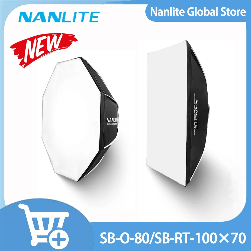 

Nanlite Bowens Mount 80CM Octagonal Softbox 100×70CM Rectangular Softbox non-quick-install Spotlight Softbox Cover