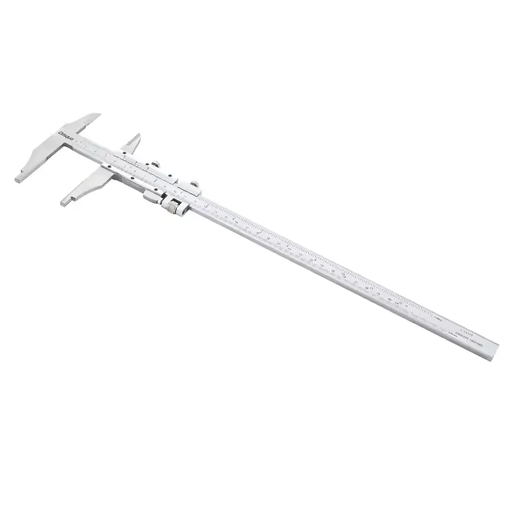 DASQUA 0-500mm Vernier Stainless Steel 0-20'' Inch Big Size Caliper With Fine Adjustment