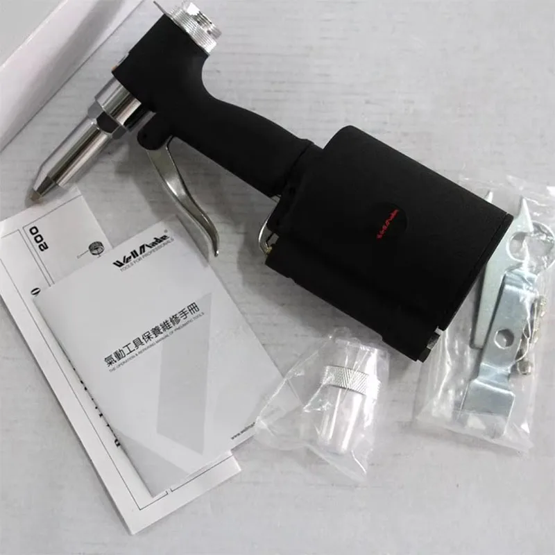 Taiwan Pneumatic Rivet Gun Riveting Machine Handheld Pneumatic Rivet Machine Core-Pulling Rivet Gun Wr-0002