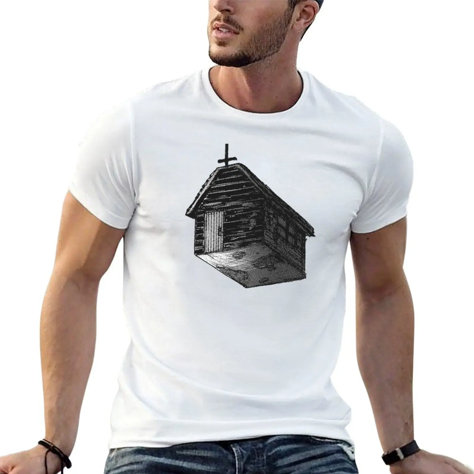 

Dorohedoro Black House just floating there all spooky T-Shirt summer top sublime mens clothes
