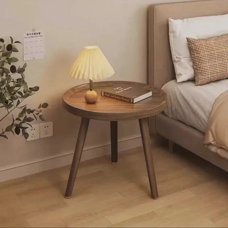 Modern Balcony Small Tea Table Minimalist Bedroom End Table Living Room Artistic Round Coffee Tables