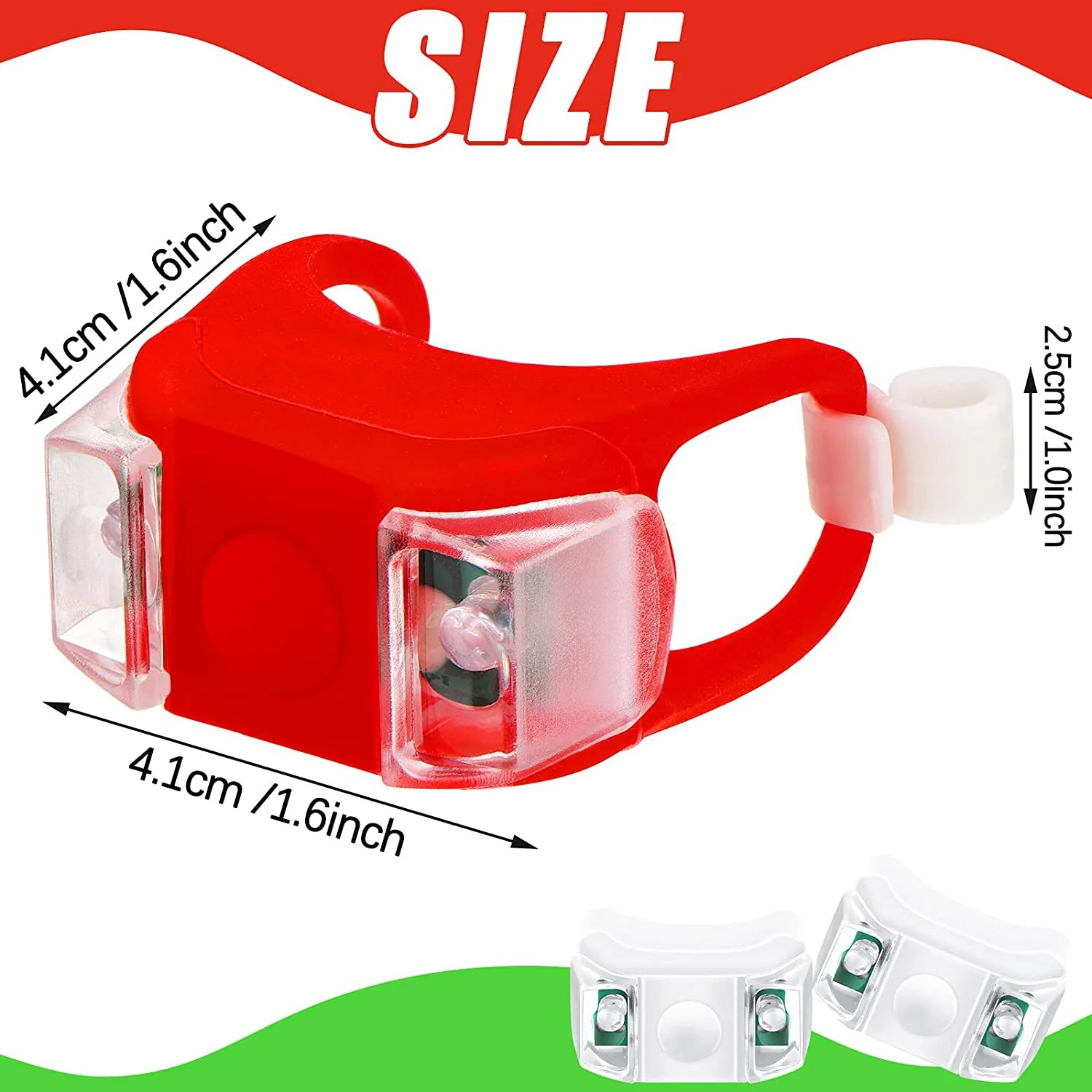4 x LED Boat Navigation Lights for Boat Yacht Motorboat Bike Hunting Night Running Fishing (Red, Green, White) image 3