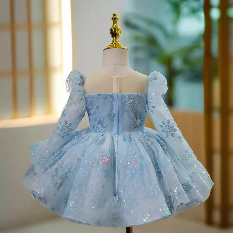 

Children's Formal Dress Princess Dress High-end Girls Piano Performance Costume Flower Girl Little Girl Host Puffy Tulle Summer