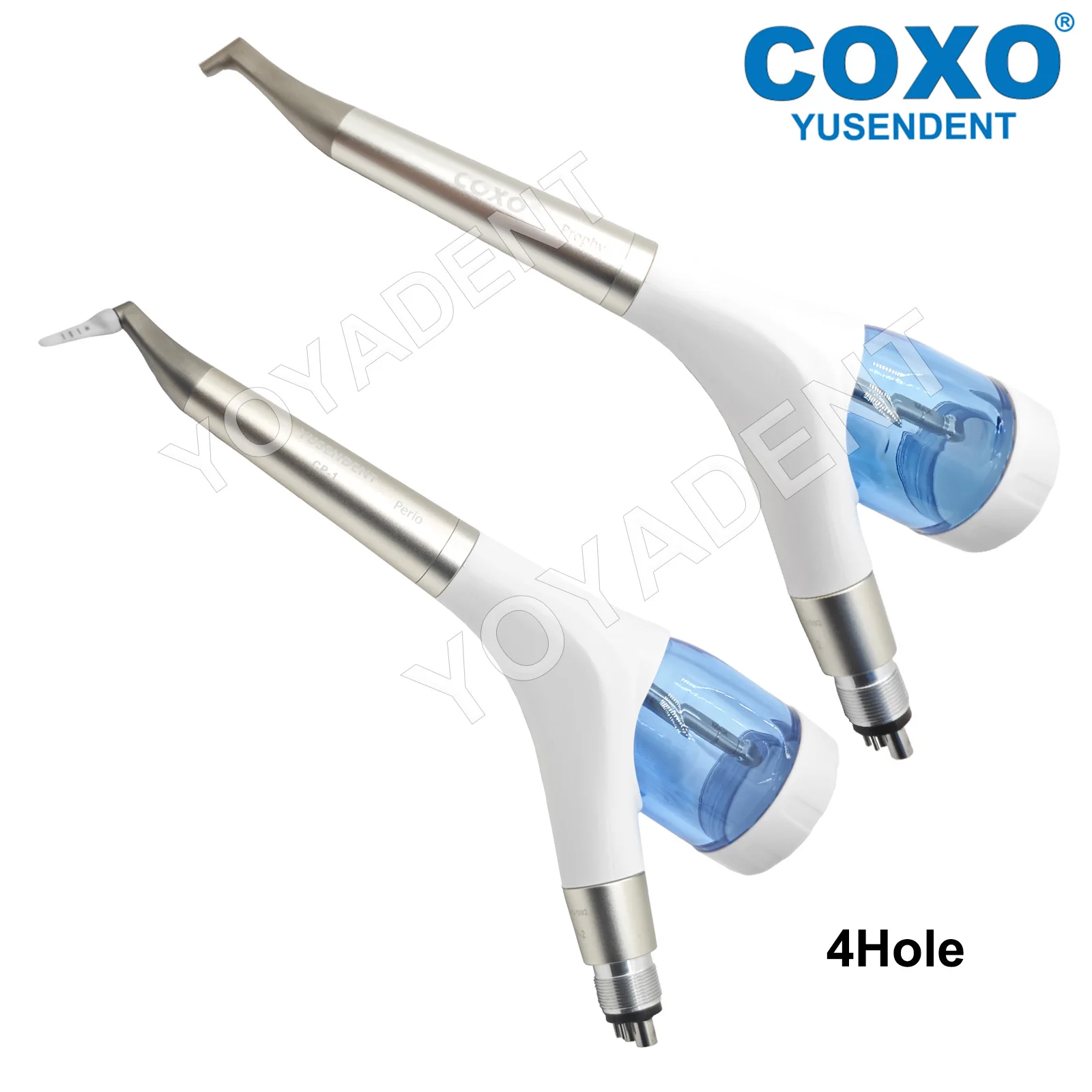 COXO Dental Air Polisher 4Hole Supragingival Teeth Whitening Sandblasting Machine Supragingival and Subgingival Nozzle