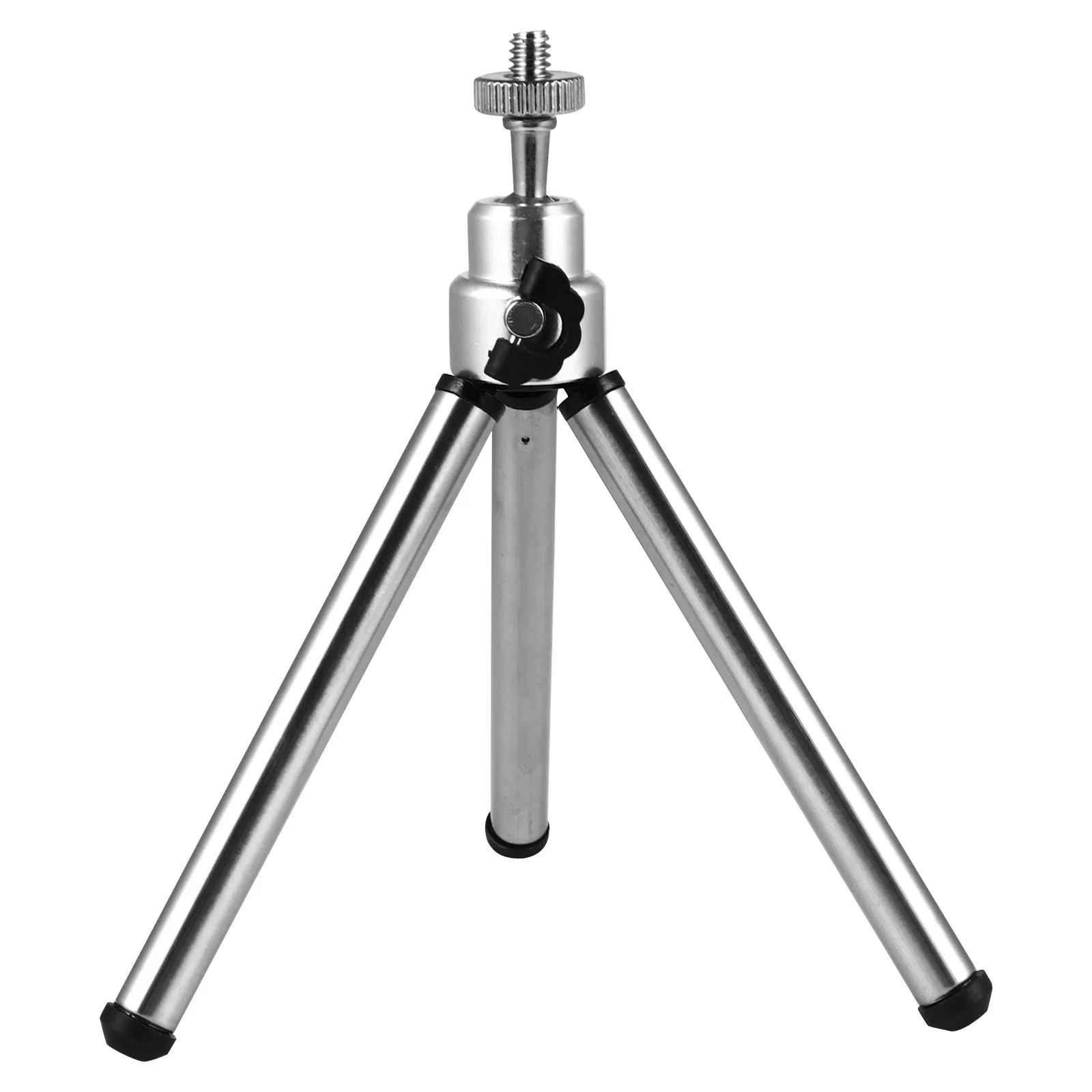 Fishing Lamp Holder Retractable 26cm Mini Tripod 360 Degree Rotating Outdoor Light Stand Stable Durable