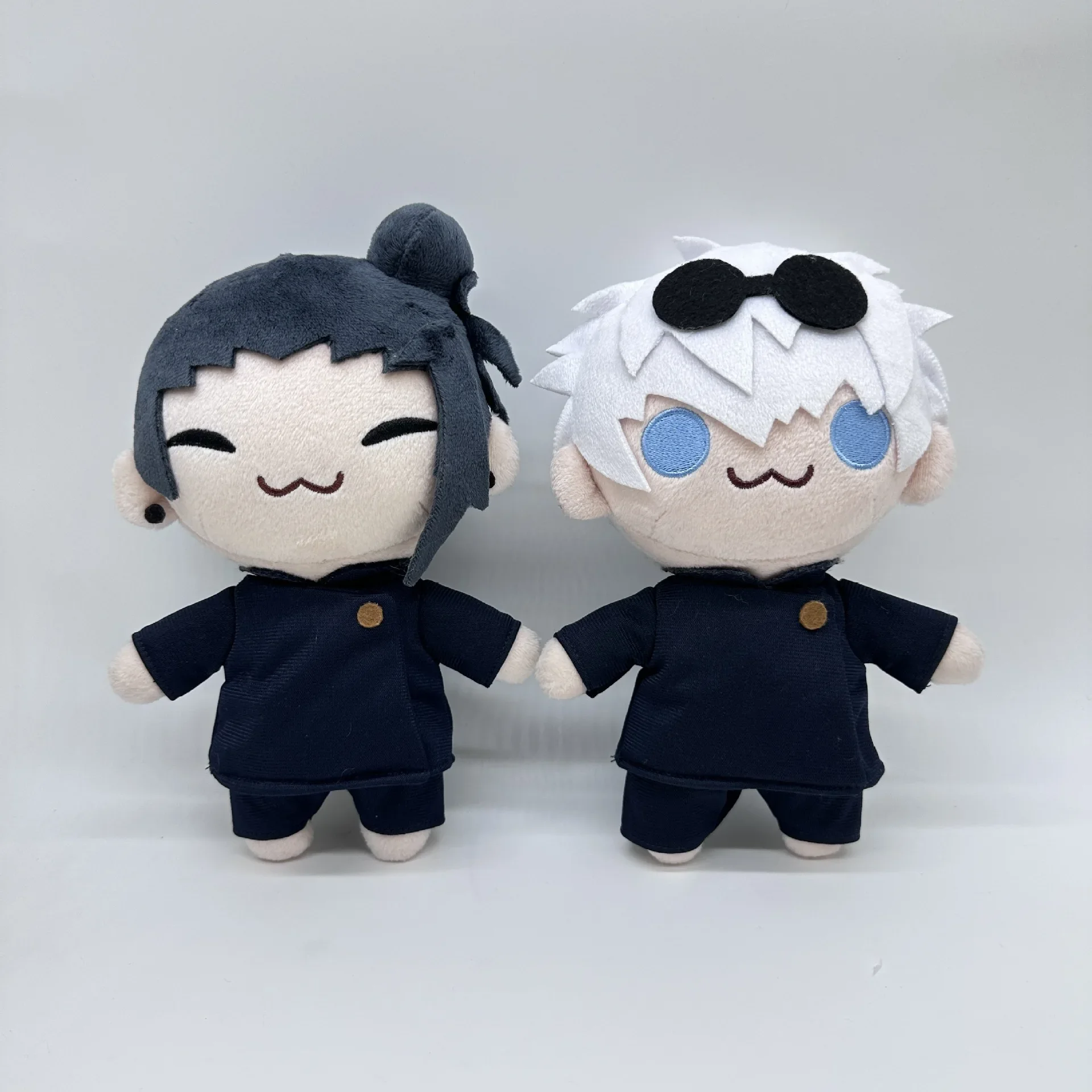 20cm New Jujutsu Kaisen burattino a mano peluche giocattoli carino morbido farcito Gojo e Geto cuscino bambole per il regalo di natale di compleanno del bambino