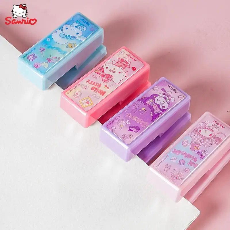 Cartoon Sanrios Stationery Hello Kittys Cinnamoroll Kuromi My Melody Kawaii Cute Student Stapler Portable Office Stapler Gifts