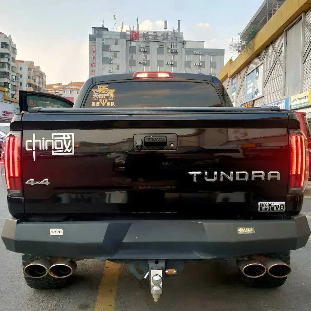

Для Toyota Tundra 2014-2021 автоматические задние фонари, обновленный динамический поворотник, аксессуары Plug and Play, светодиодные автомобильные задние фонари в сборе