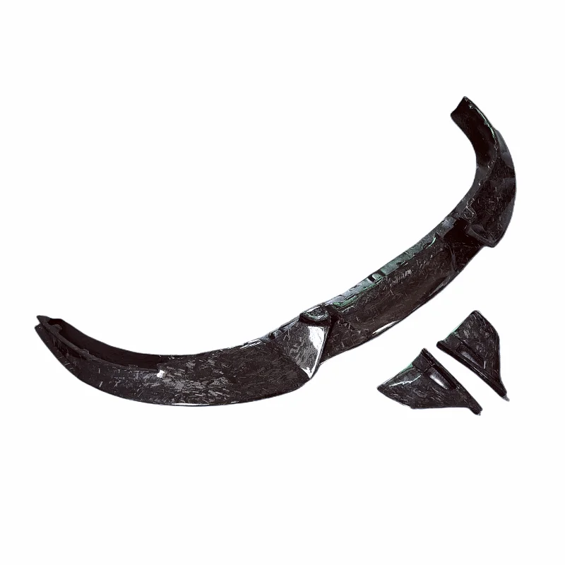 

High Quality Dry Carbon Fiber Forged Pattern M-style Front Bumper Edge for Porsche Taycan Body Kit Side Skirts Rear Diffuser