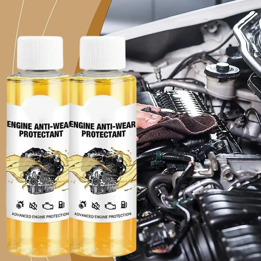 100ML Highly Effective Car Engine Anti-Wear Protectant Noise Reduction Oil Liquid Additive Automobile Maintenance Curing Agent