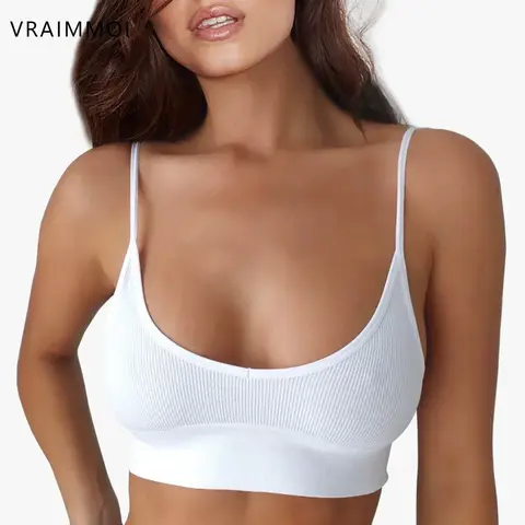 Women’s Low Back Seamless Wireless Bra VRAIMMOI