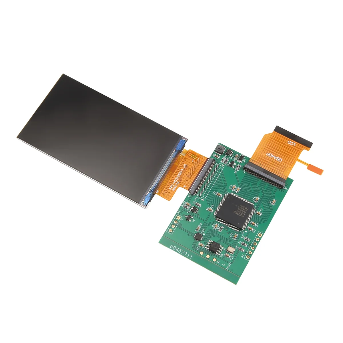 ABBH-V5.0 2.9 インチ IPS LCD スクリーン GBA 用ハイライト輝度 LCD GBA 用カットフリーシェル溶接不要ウォームライト