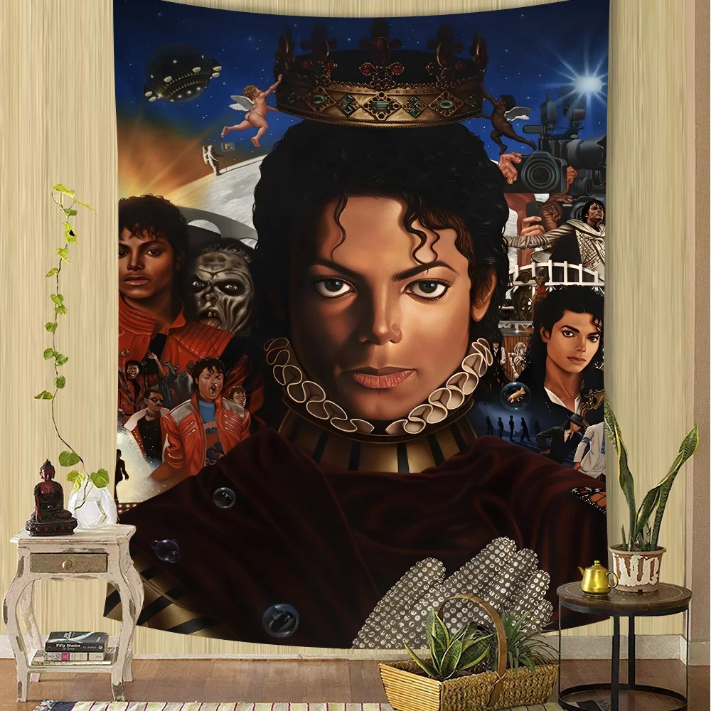 

Michael Jackson Tapestry Anime Tapestry for Living Room Home Dorm Decor Home Decor