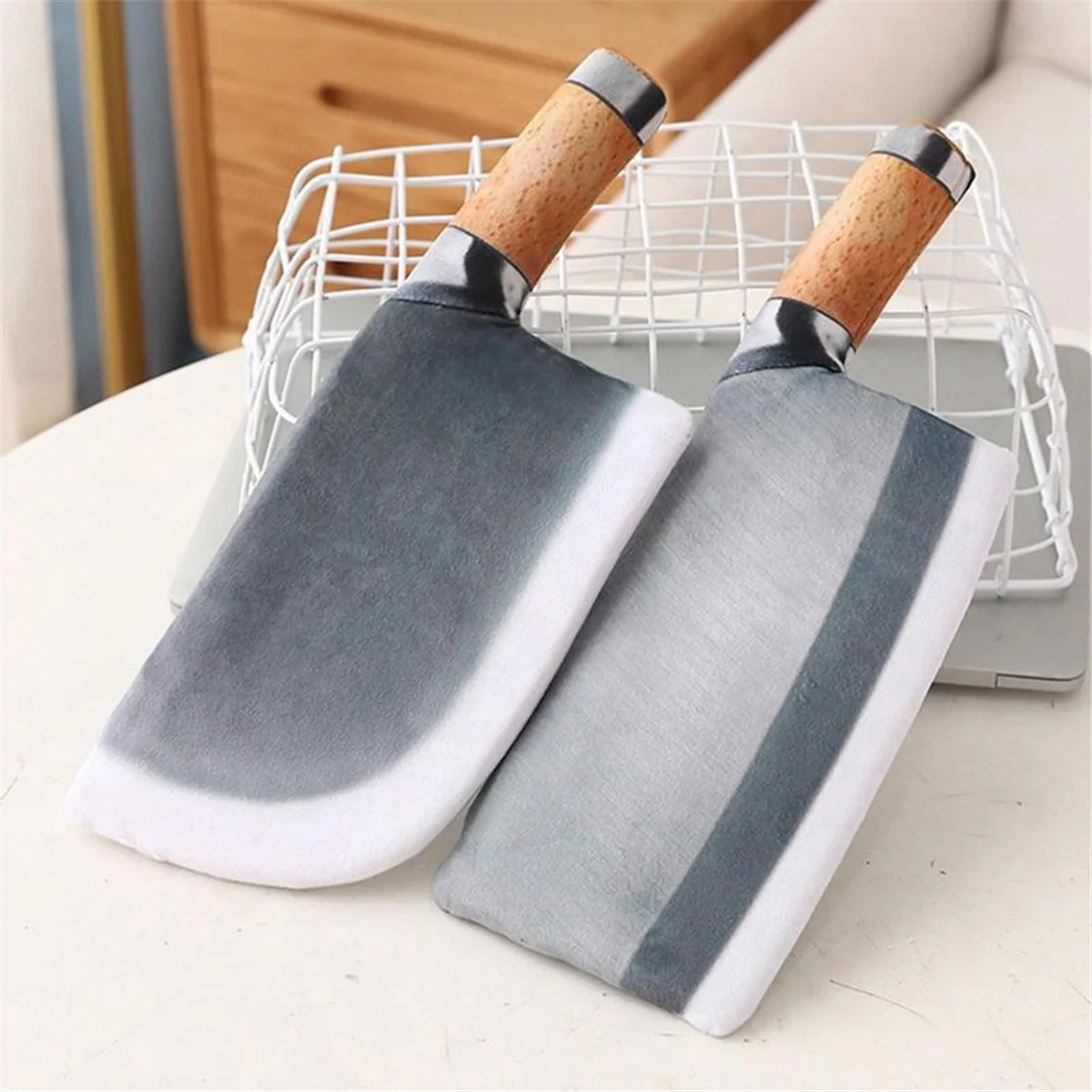 A26P Simulation Kitchen Knife Bag Funny Realistic Knife Plush Toys Mobile Phone Bag Decoration Coin Purse,A