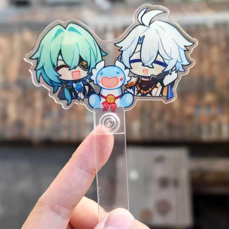 2026 Gmae Acrylic Transparent Card Photo Props Diy Card Anime Peripheral Cute Khaslana Phainon NeiKos496 Anaxa Anaxagoras