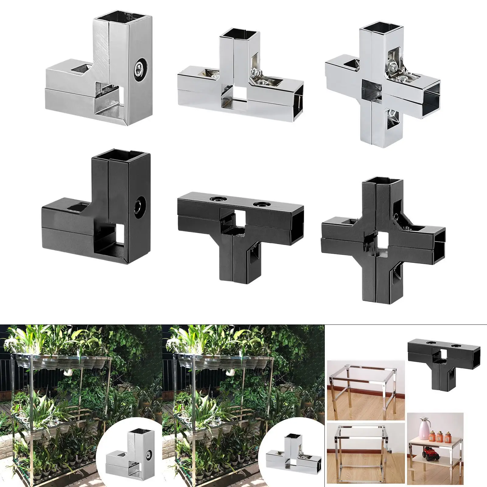 

1 "X 1" квадратный хомут для труб, соединительный болт для полки, легкий вес