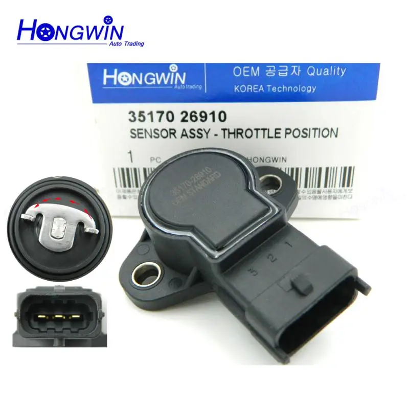 Genuine No.:35170 26910 Throttle Position Sensor Plug For Hyundai Elantra 2.0L Kia Soul 1.6L 2.0L 07-12  35170-26910 ,3517026910