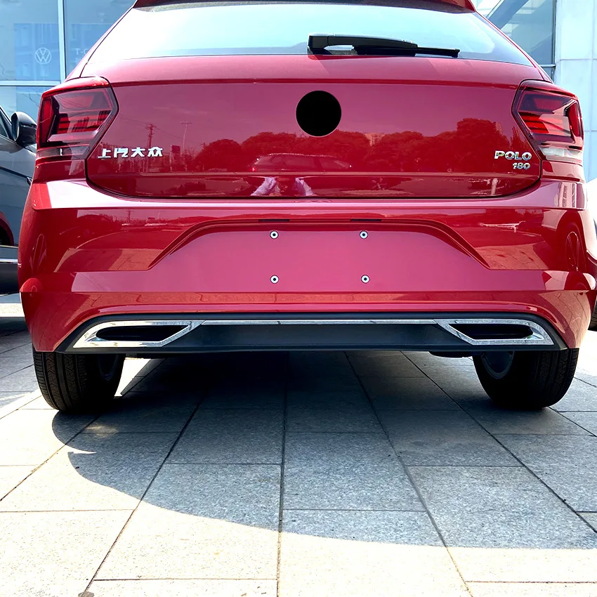 

Applicable to Volkswagen Polo MK6 2018+ Polo Plus Polo Tail Lip Electroplating Tail Throat Frame Bright Strip Modification