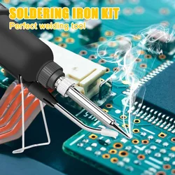 1 PC Electric Soldering Gun Thermostatic Electric Soldering Iron Soldering Set Household Welding Tools