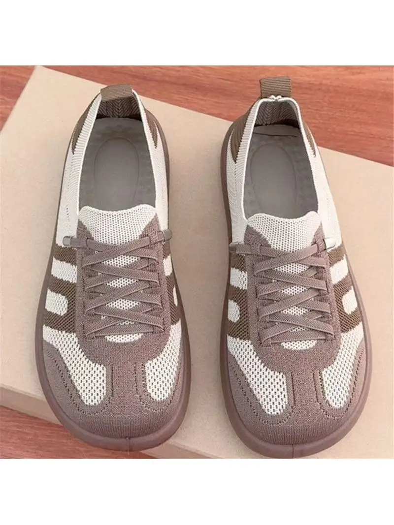 Spring 2025 Fashionable Casual Women's Dequn Shoes Lightweight Comfortable Soft Bottom Anti-slip Beijing Old Style Cloth Shoes