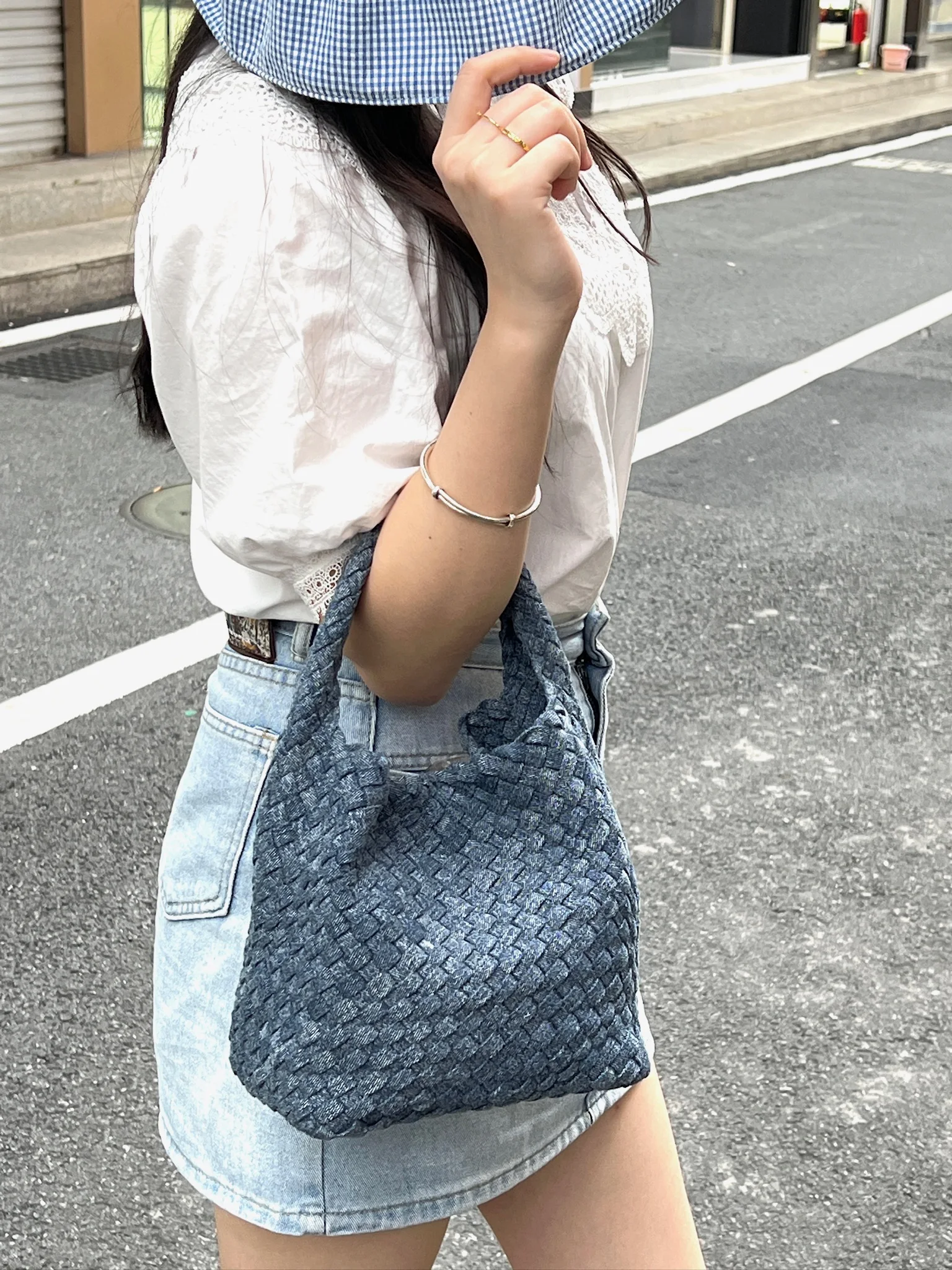 다재다능하고 독특한 여성용 핸드백 부드러운 직조 데님 - Luxury Bags Denim 리뷰 및 가격
