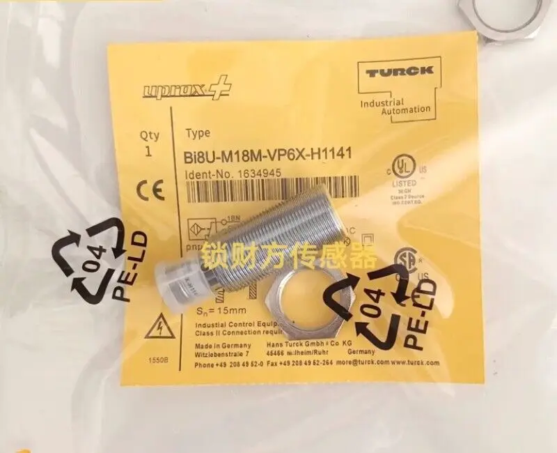 

NEW TURCK BI8U-M18M-VP6X-H1141 Inductive sensor