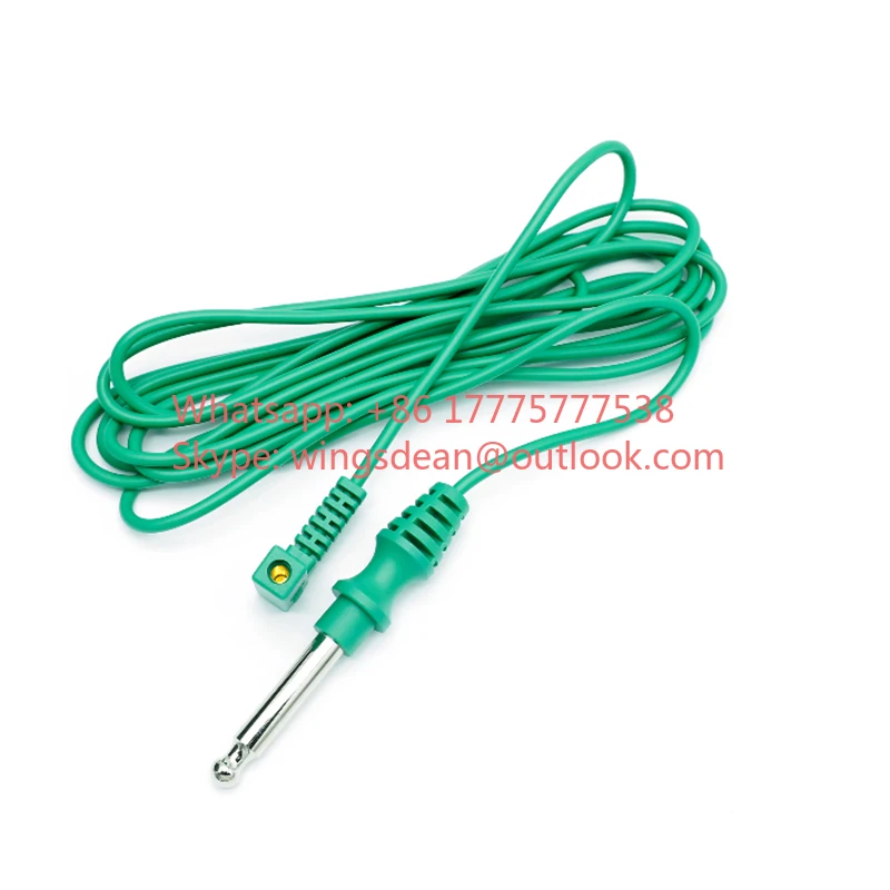 

For MEDLINE DYNJ01209 Electroknife Monopole Electrocoagulation Cable 8.0 Pin Turn 4.0 Female Copper Tube 3.8mm