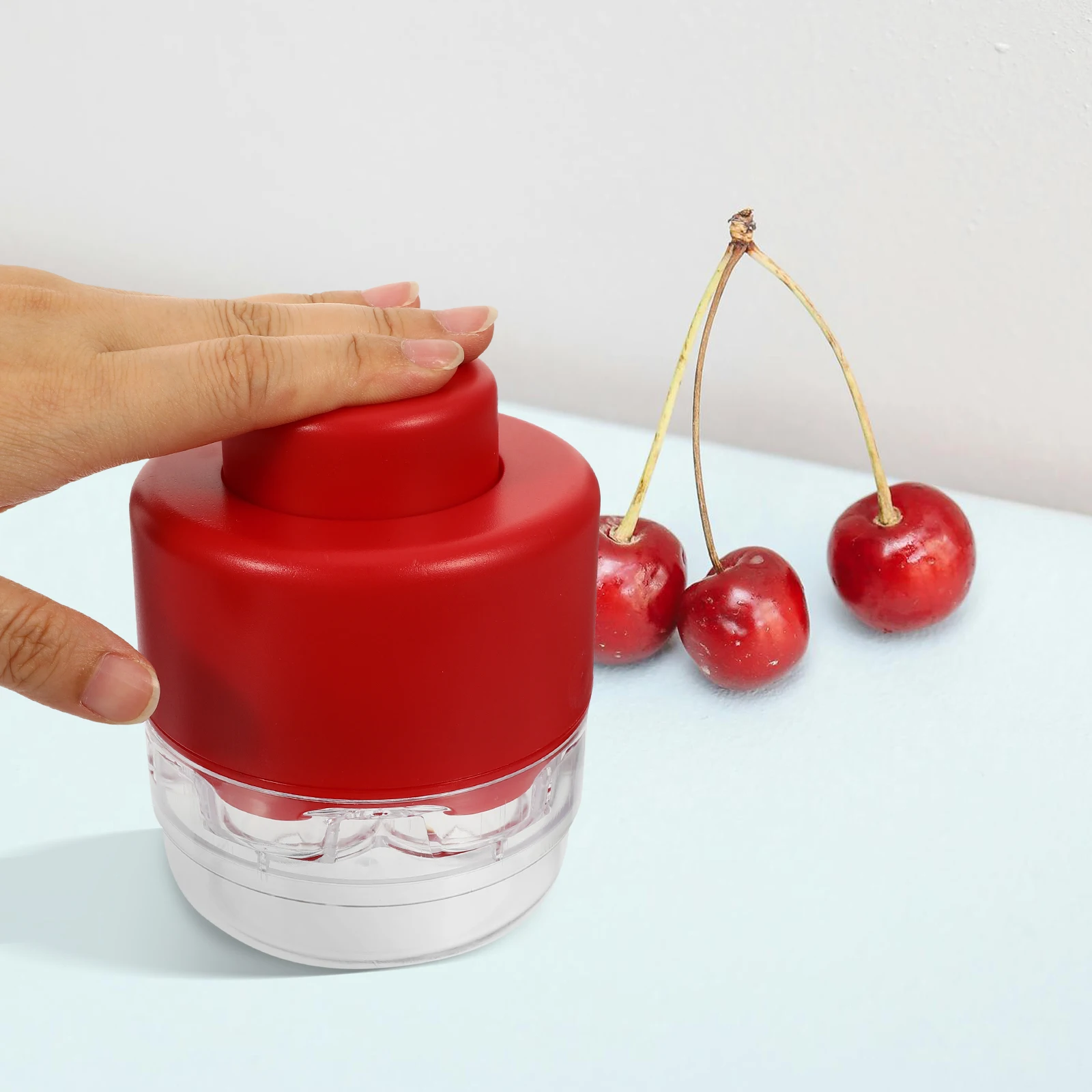 

Cherry Pitter Red Removing Cherry Pitter Tool Fruit ganizer Reusable Easy Clean Seven Hole Design