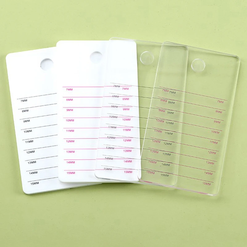 Acrylic Eyelash Board Eyelash-Tray Palette Eyelash Tray Strip Stand Individual Eyelash Extensions Hand Plate Lash Pallet Holder