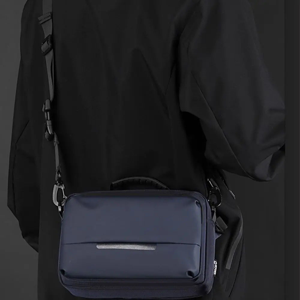 

Водонепроницаемая мужская сумка через плечо с ручкой, нейлоновая сумка через плечо с несколькими карманами, многофункциональная деловая нагрудная сумка большой вместительности