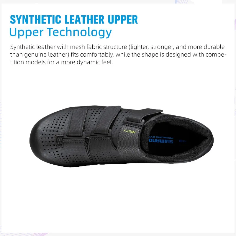 SHIMANO RC100 Lock Shoes Shimano Road Bike Lock Shoes Entry-level Racing Cycling Shoes With Fiberglass Bicycle RC100 Lock Shoes