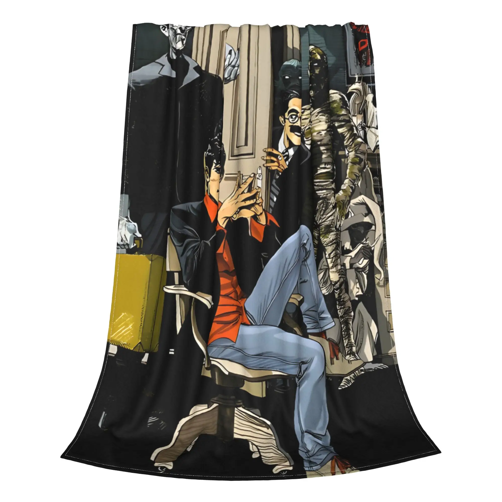 Dylan Dog Blanket Autumn/Winter Dylan Dog  Multifunction Lightweight Throw Blankets For home Couch Bedding Throws