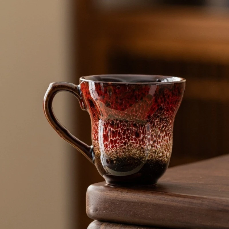 Kiln Transformation Master Cup Large Tea Tasting Single Person Building Cup Tianmu Glazed Ceramic Craftsmanship