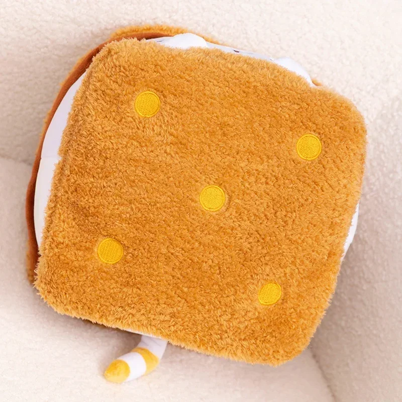 Kawaii galleta de Chocolate gato gordo Plushie animales de peluche suaves gatito almohada decoración del sofá cojín acompañar juguete para dormir niños