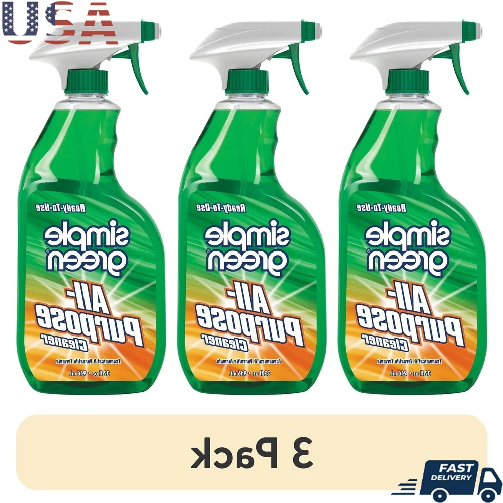 

Универсальный чистящий спрей, 3 упаковки, готовый к использованию универсальный нетоксичный очиститель для многофункциональных поверхностей, свежий аромат, без разводов, безопасный для домашних животных