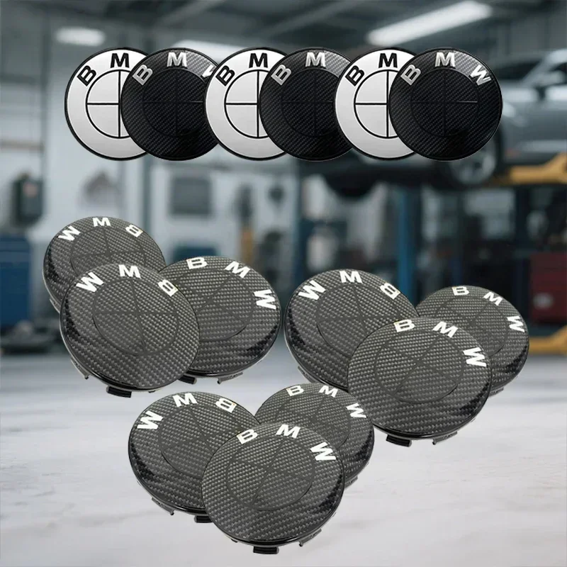 

Hood/Trunk Emblems Wheel Hub Covers For BMW E87 F20 F52 F23 F45 F46 E46 E90 E92 E93 F30 G60 F90 F34 F35 G28 G30 G38 F32 F33