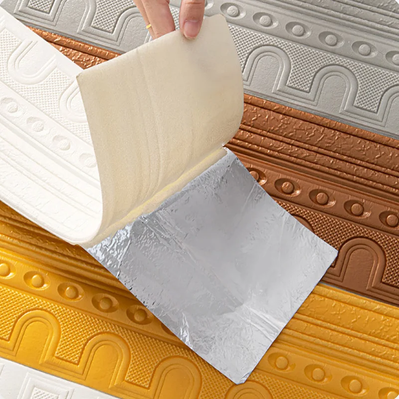 

Self Adhesive Skirting Board Yin-yang Corner Line Door Frame Decorative Strip Waterproof Moisture-proof Beautification Strip