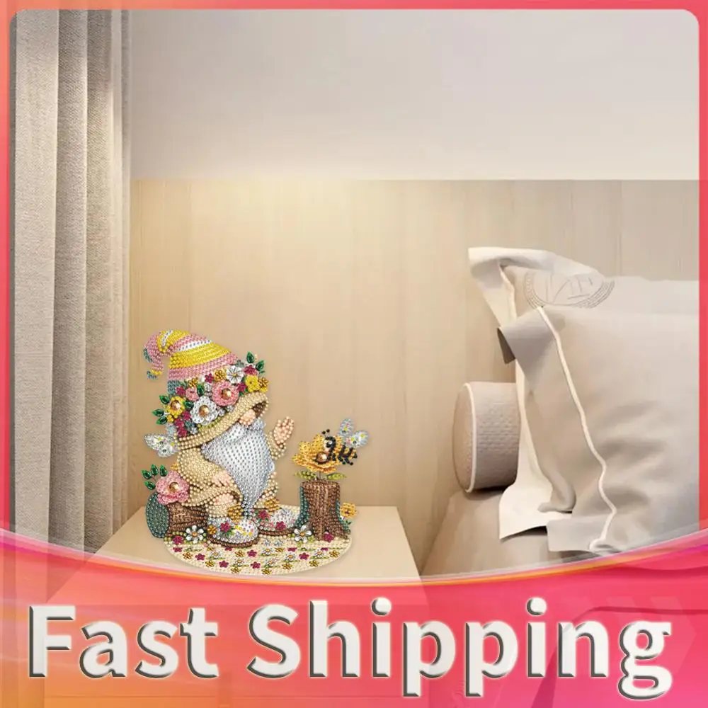 

Special Shape Desktop Diamond Art Kits Mushroom Umbrella Frog Diamond Painting Desktop Decoration Owl Family for Adults Beginner