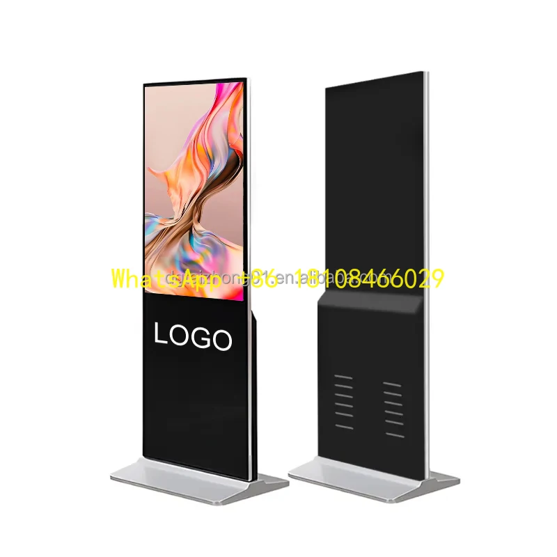 Signage Kiosk Touchscreen für Einkaufszentrum 43-Zoll Smart Sign LCD Vertikales Display Totem Interaktiver Panelständer Digital