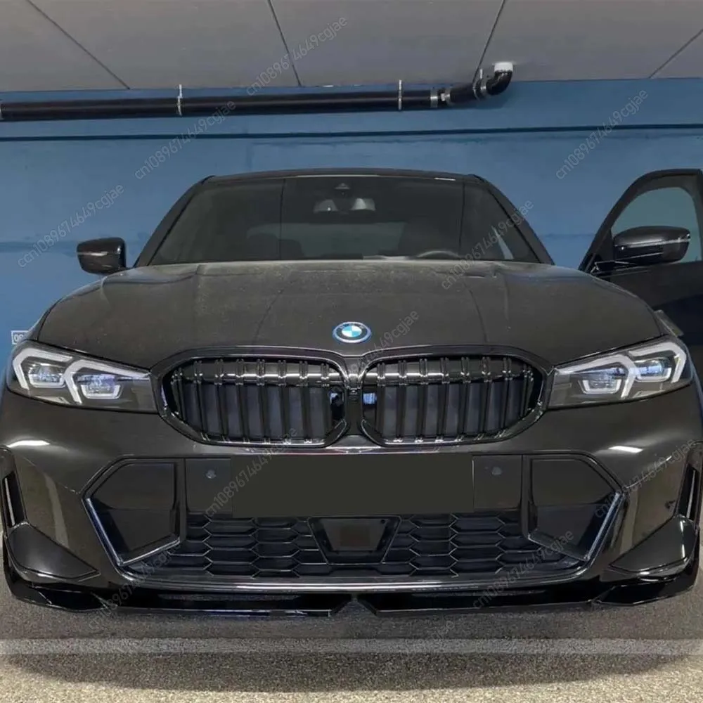

For BMW 3 Series G20 G21 M-Sport 320i 325i 330i 320d M340i LCI 2022-2025+ Front Bumper Lip Splitter Diffuser Spoiler Guard Black