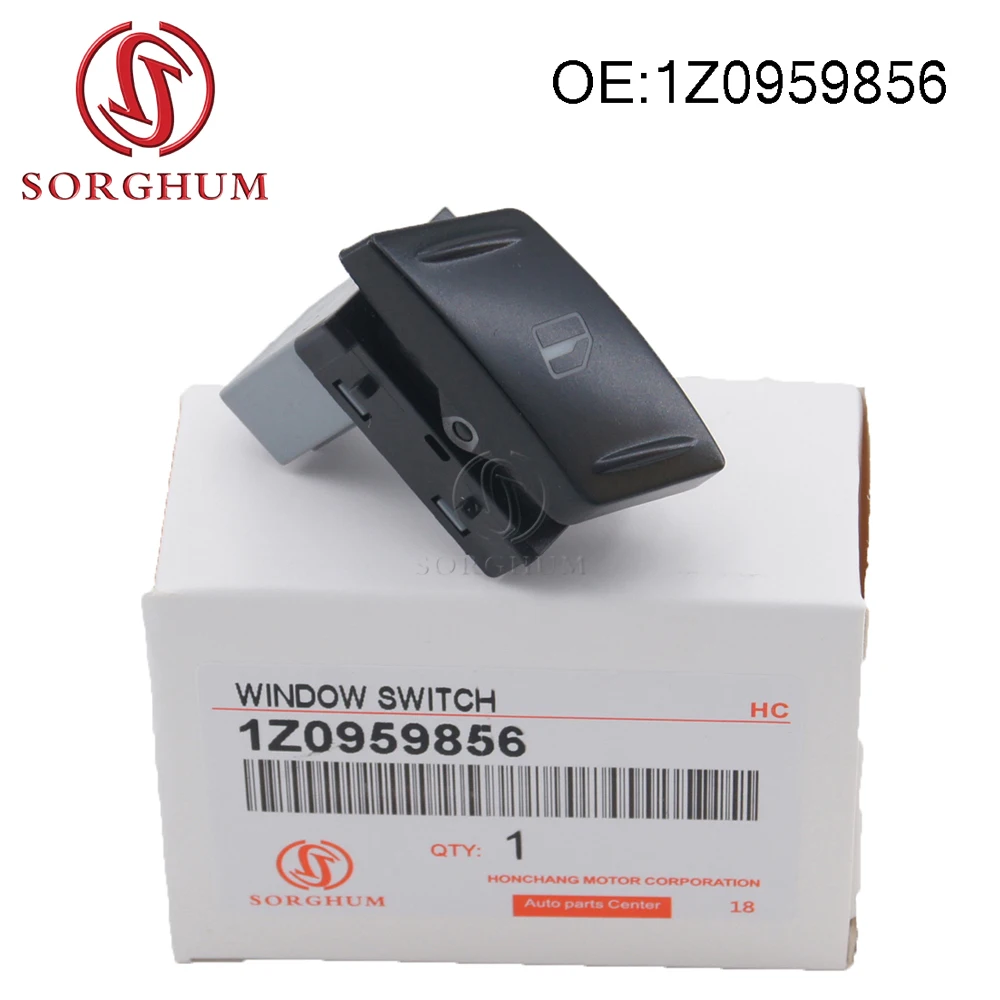 SORGHUM Passenger Right Side Electronic Power Window Control Switch Button 1Z0959856 1Z0 959 856 For Skoda Yeti 5L Octavia MK2