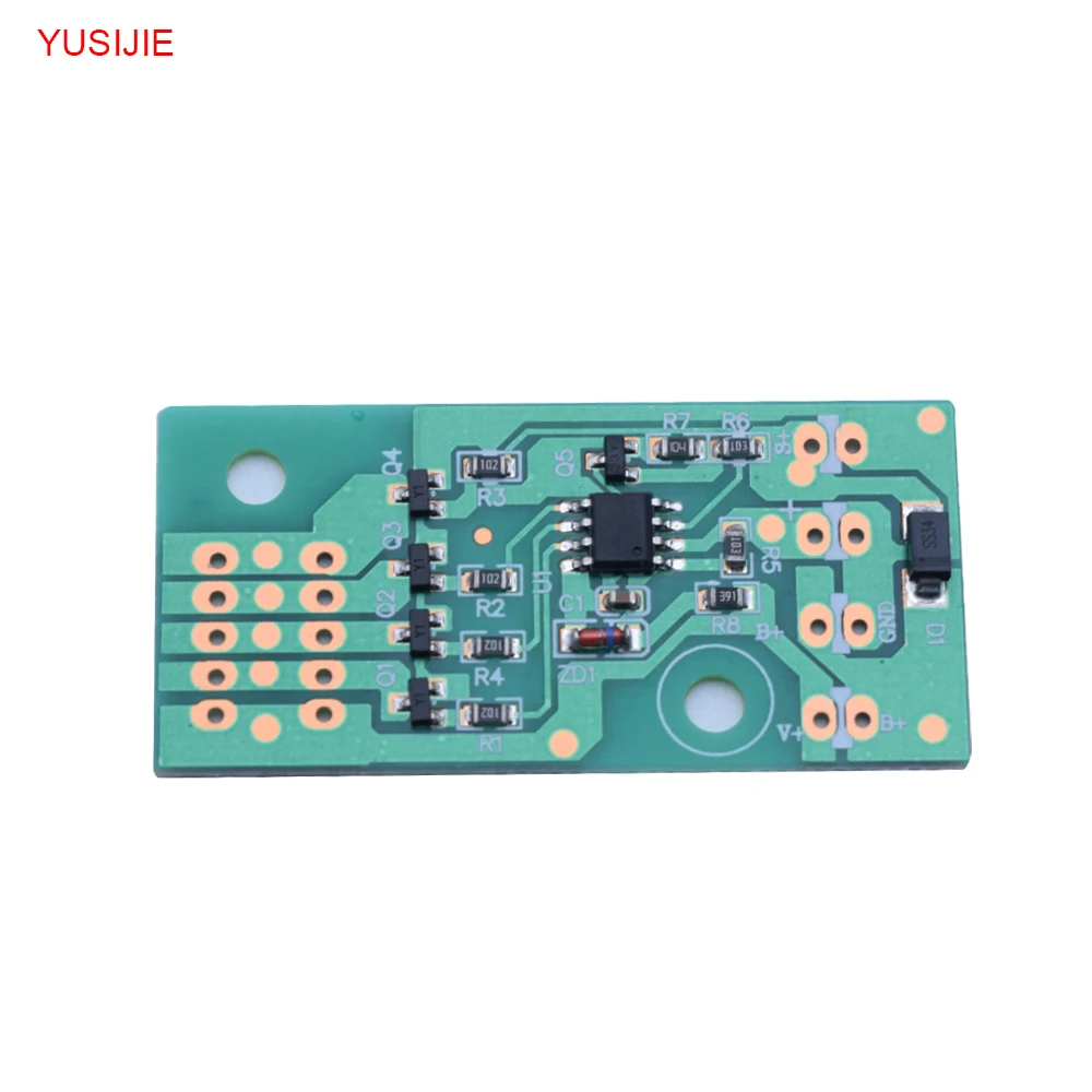 Yusijie-420 solar rechargeable red and blue LED strobe light module 4-way warning light highway warning light flashing