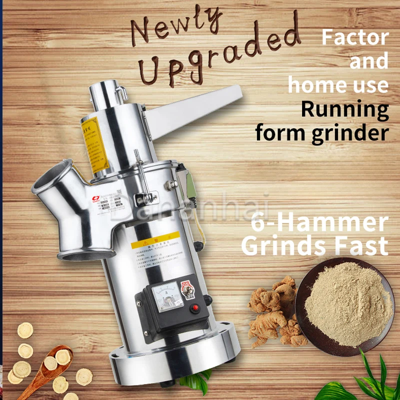 Electric Commercial Herbal Grinder Ultrafine Chili Powder Grain Grinder for Business Use