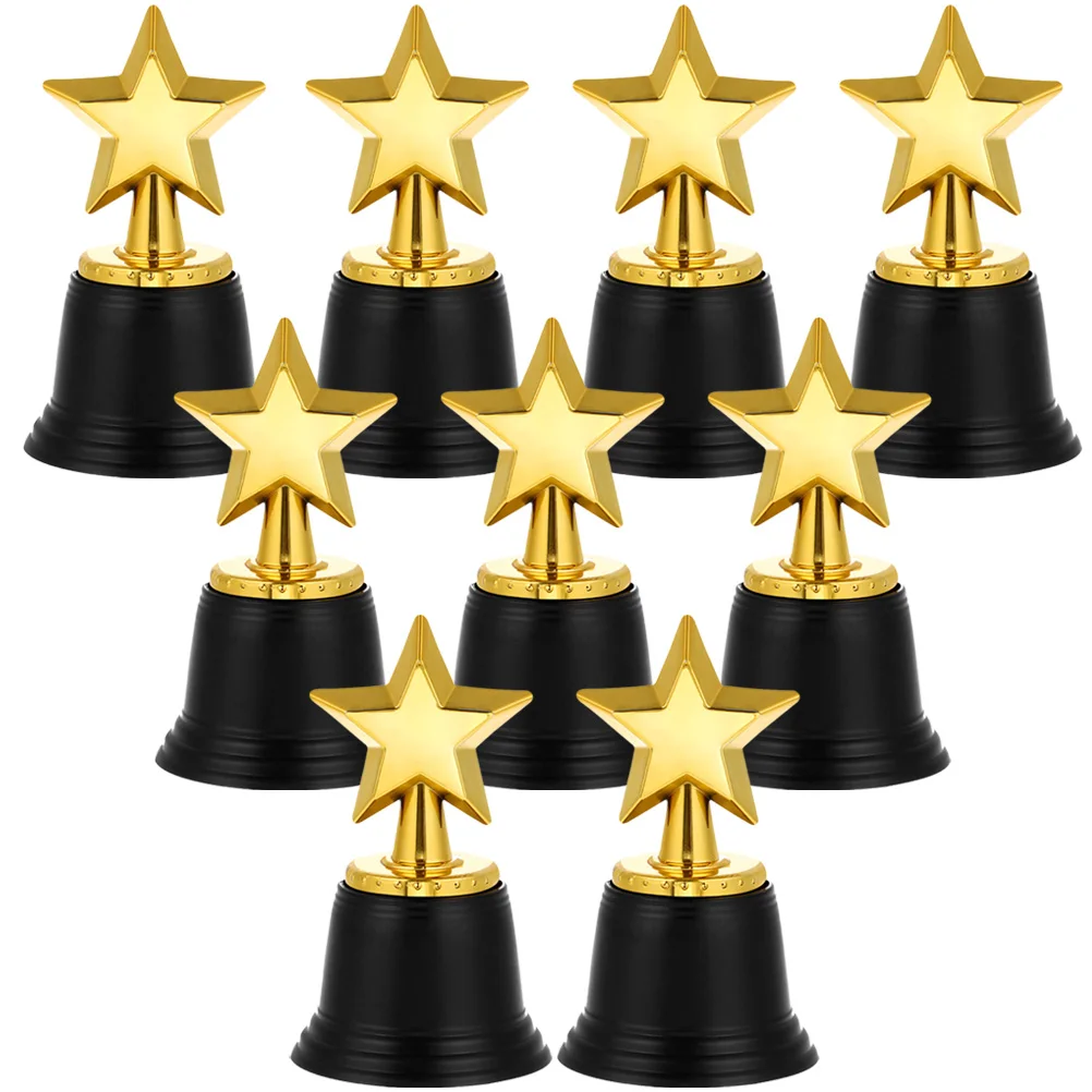 

9pcs Sports Trophy Kids Award Gamer Decoration Plastic Lightweight Durable Safe Vivid Exquisite Design Classroom