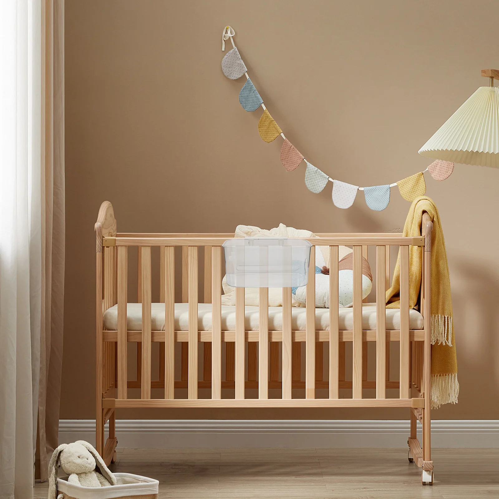 

Подвесная корзина-органайзер для кровати, полка-карман для хранения в общежитии, держатель для подгузников в детской, незаменимая вещь для студенческой комнаты